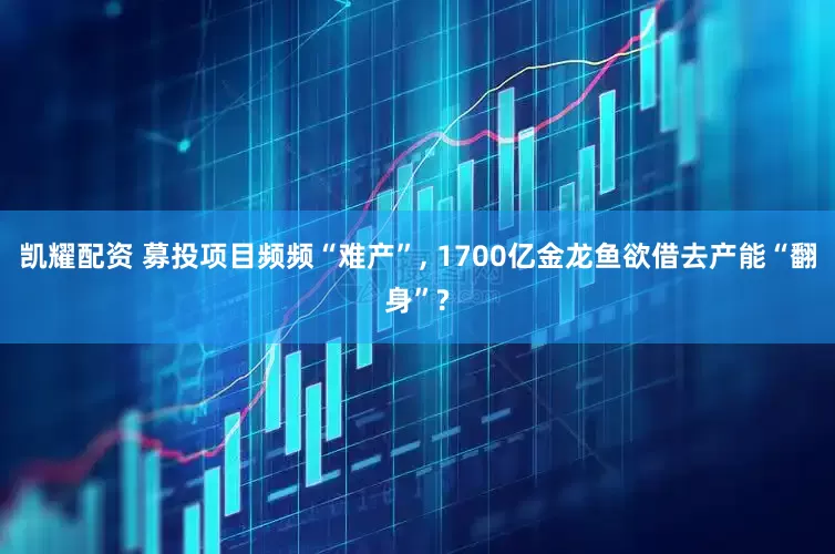 凯耀配资 募投项目频频“难产”, 1700亿金龙鱼欲借去产能“翻身”?