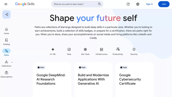 股民之家 谷歌推出Google Skills: 集成3000门课, 培养数字时代必备技能